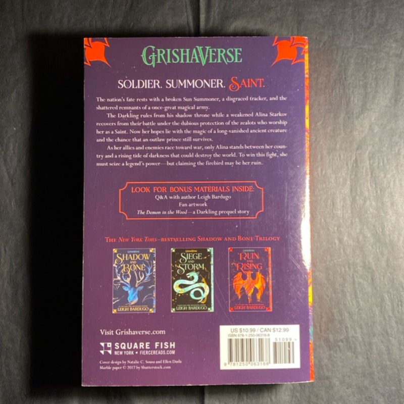 Ruin and Rising and Free Grishaverse Bookmark