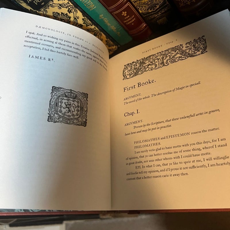 Dæmonologie by King James Rare Occult Book Hand-Numbered Collector's Edition