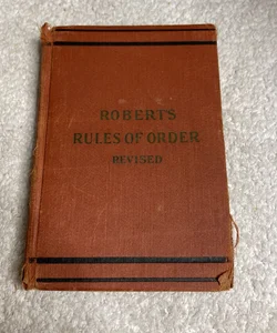 Roberts rules of order 
