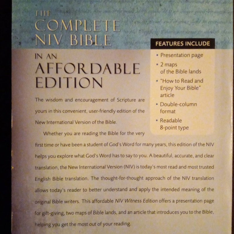 New International Version Holy Bible