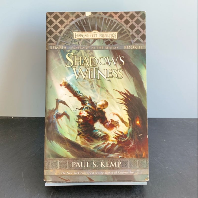 Shadow's Witness, Sembia 2, Forgotten Realms, First Edition First Printing  