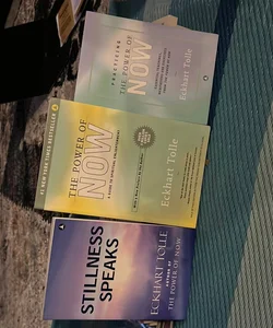 3 Books Collection Set The Power Of Now; Practicing The Power Of Now & Stillness Speaks