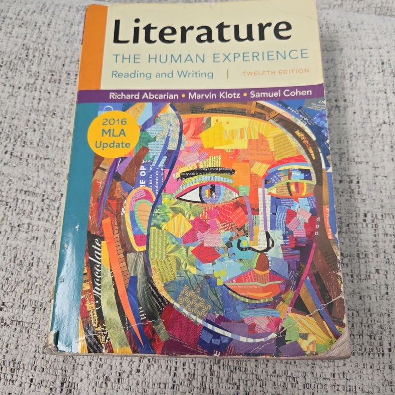 Literature: the Human Experience with 2016 MLA Update