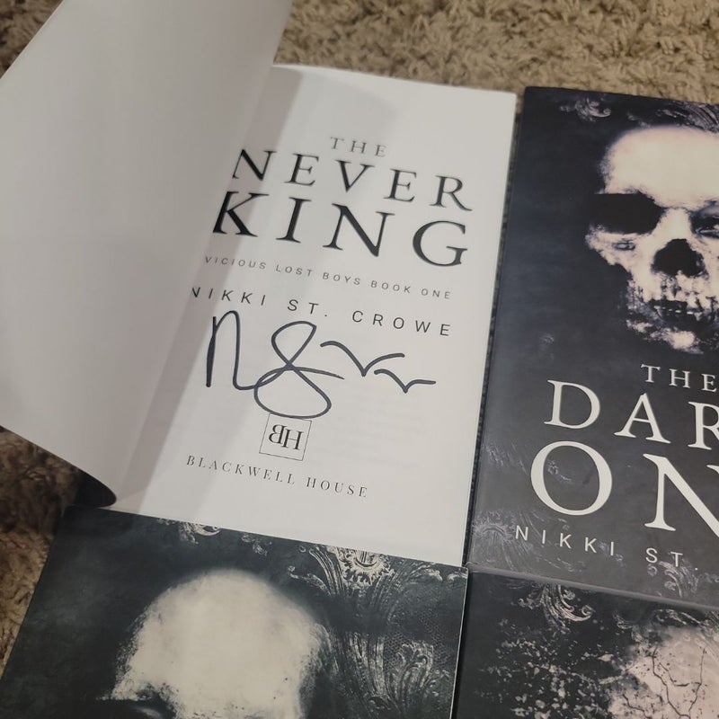 *ALL HAND SIGNED* The Never King series (4 books(