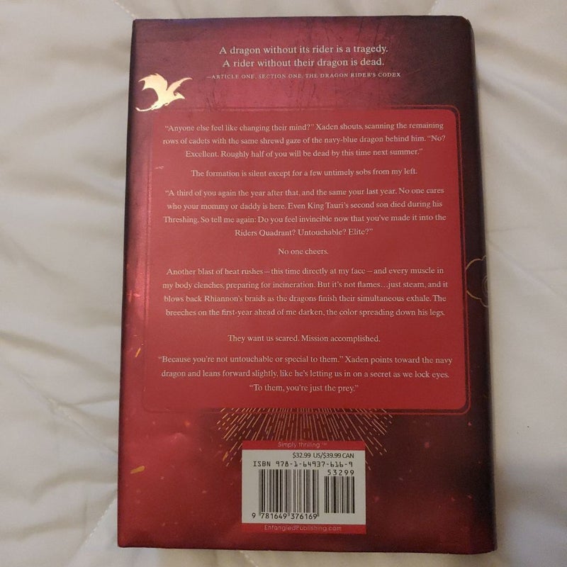 Fourth Wing Red Tower 2023 Release