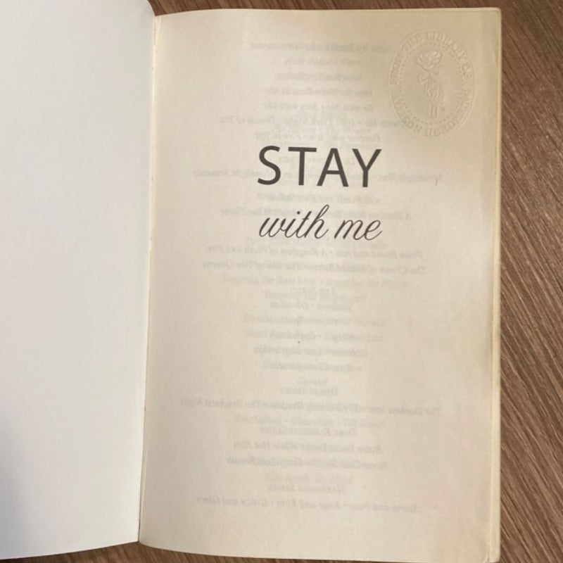 Stay with Me