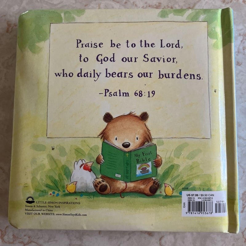 Bundle of 3 Christian board books for babies and toddlers