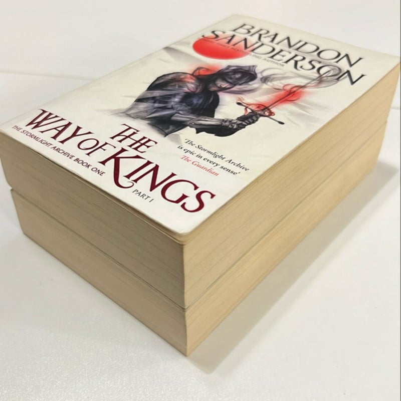 UK Editions The Way of Kings Part 1&2