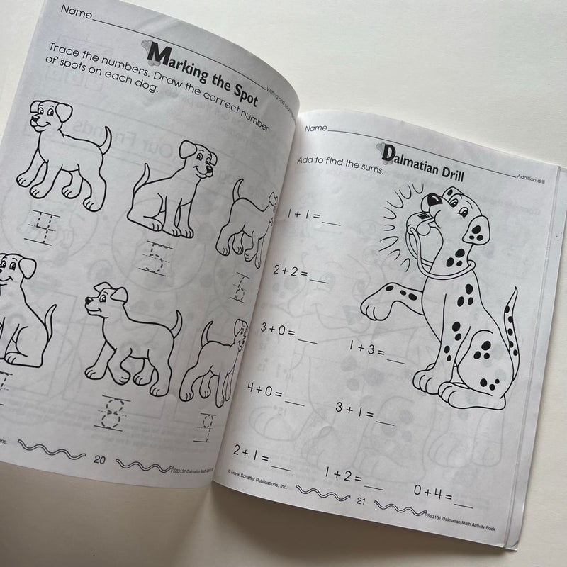 Dalmatian Math Activity Workbook