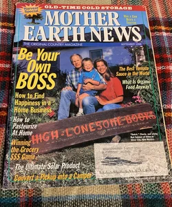 Mother Earth News Magazine - Sept 1998