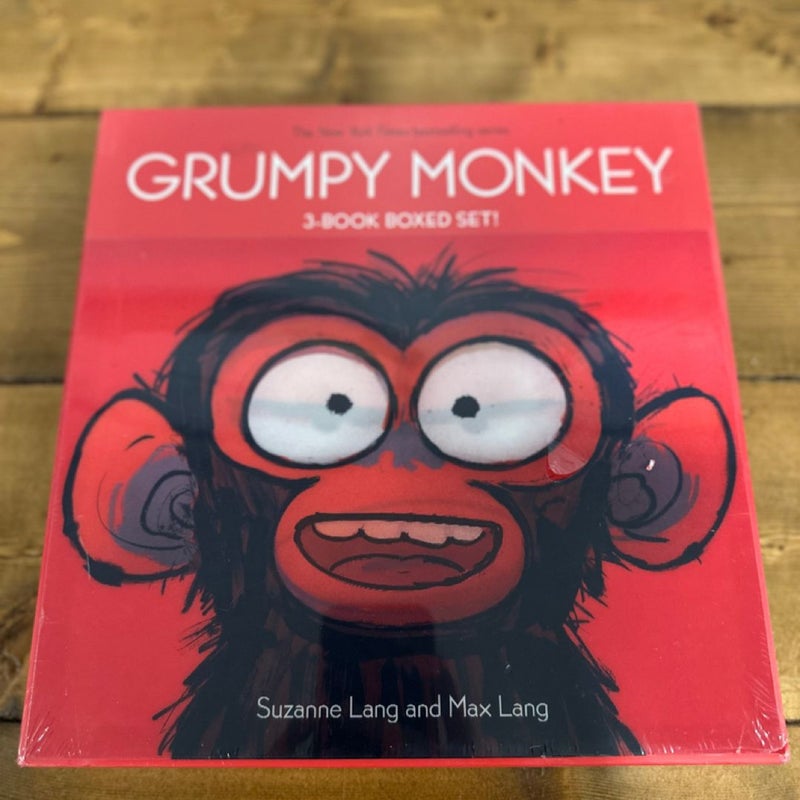 Grumpy Monkey 3 book set new and sealed- grumpy monkey, up all night and party time.