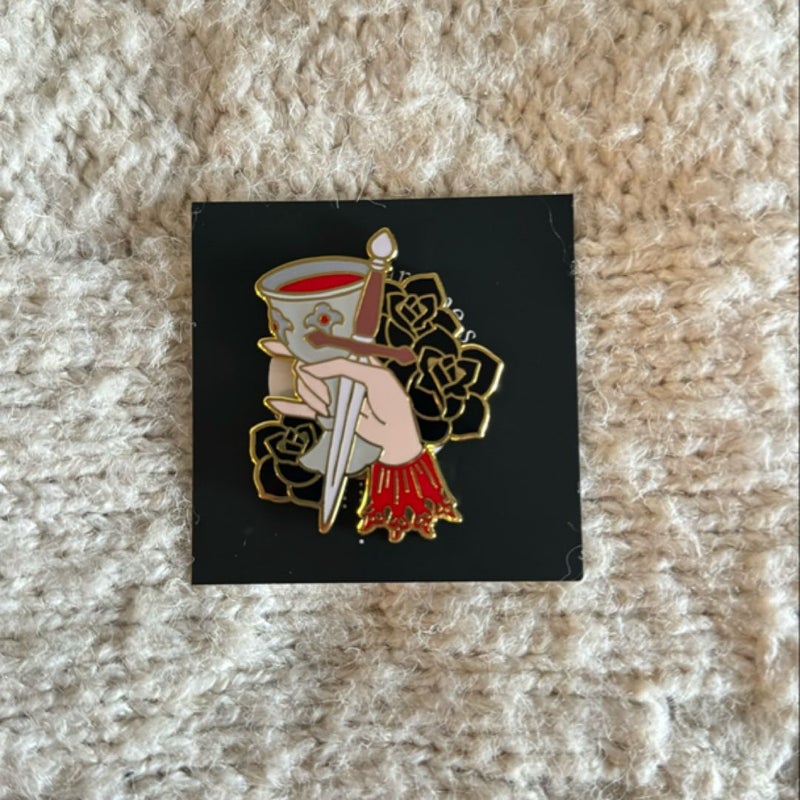 The Dracula Duet enamel pin (Arcane Society exclusive)