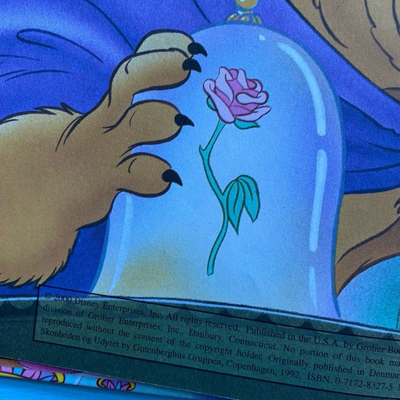 Y2K Vintage Disney Beauty and the Beast Picture Book