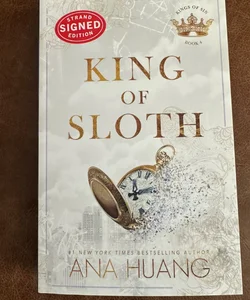 King of sloth signed by ana huang