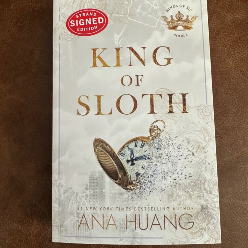 King of sloth signed by ana huang