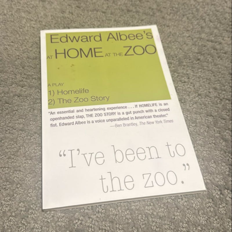 At Home at the Zoo: Homelife and the Zoo Story