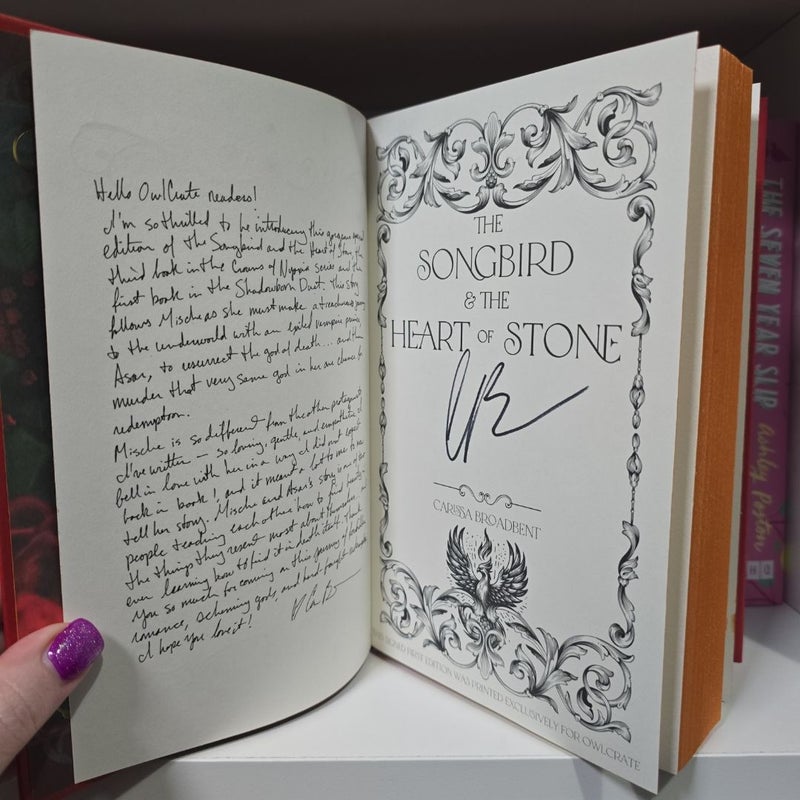 The Songbird and the Heart of Stoned  *Signed Owlcrate Edition*