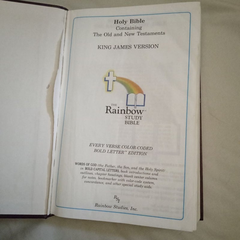 The Raimbow Study Bible KJV