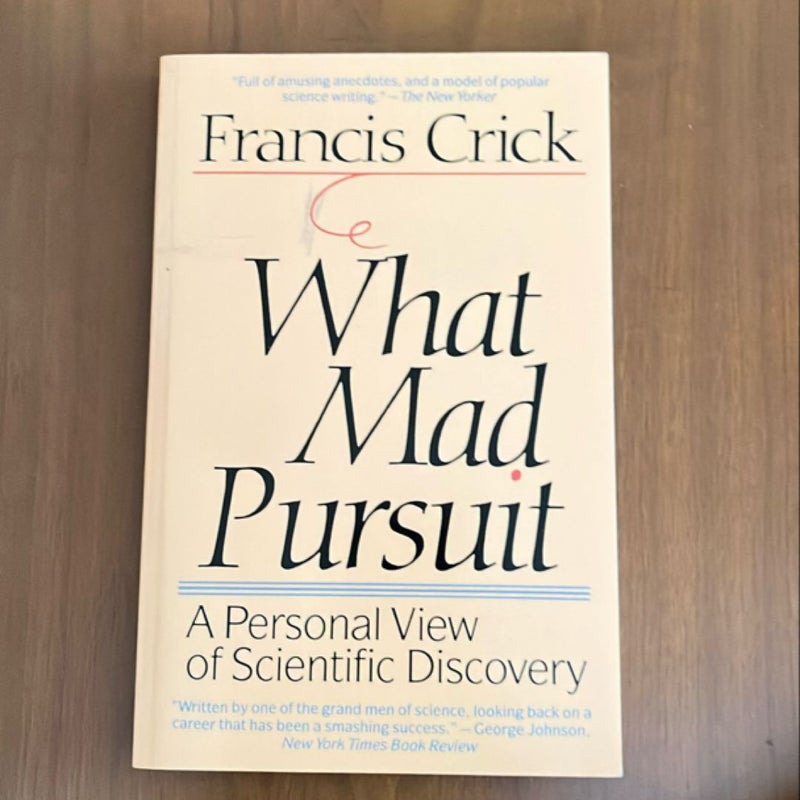 What Mad Pursuit