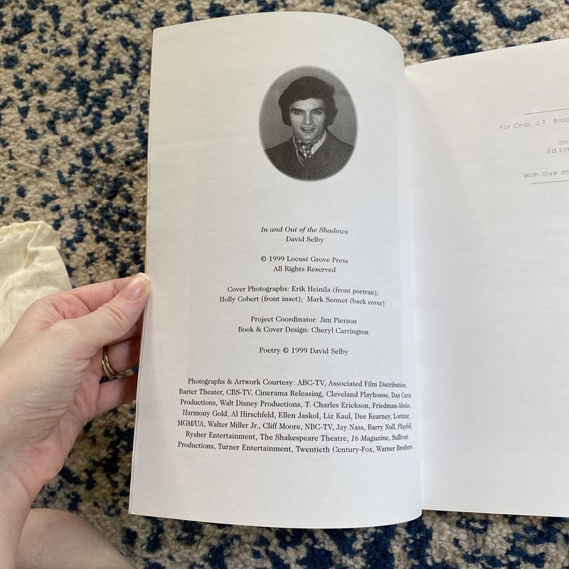 In and Out of Shadows with signed David Selby photo