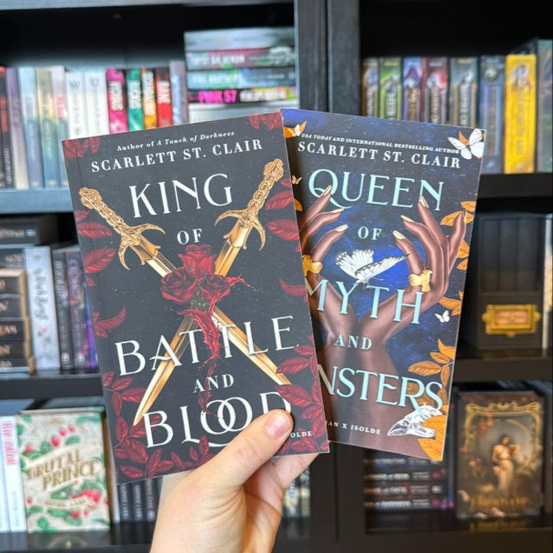 SIGNED King of Battle and Blood + Queen of Myth and Monsters