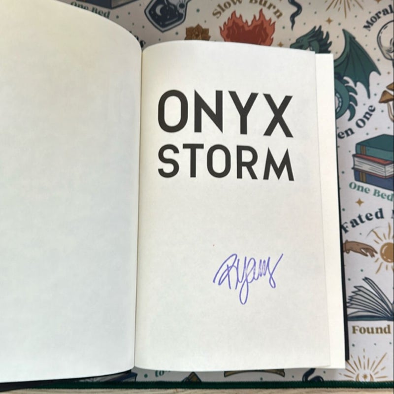 Onyx Storm Special Edition Author Signature