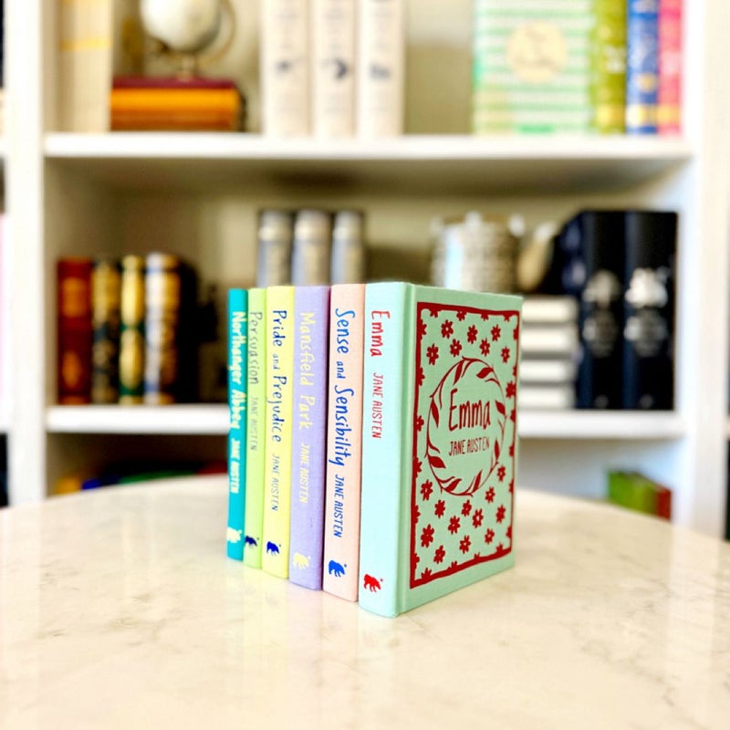 COMPLETE SET Jane Austen Clothbound Collection | Pocket Collector’s Editions with Embossed Cover Designs | Excellent Condition