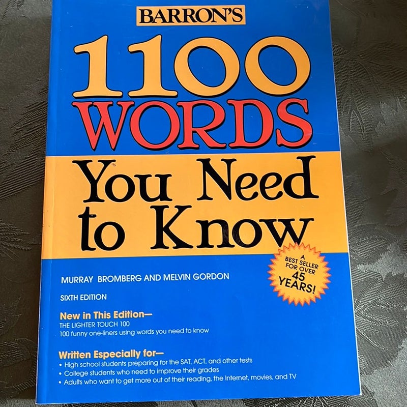 1100 Words You Need to Know