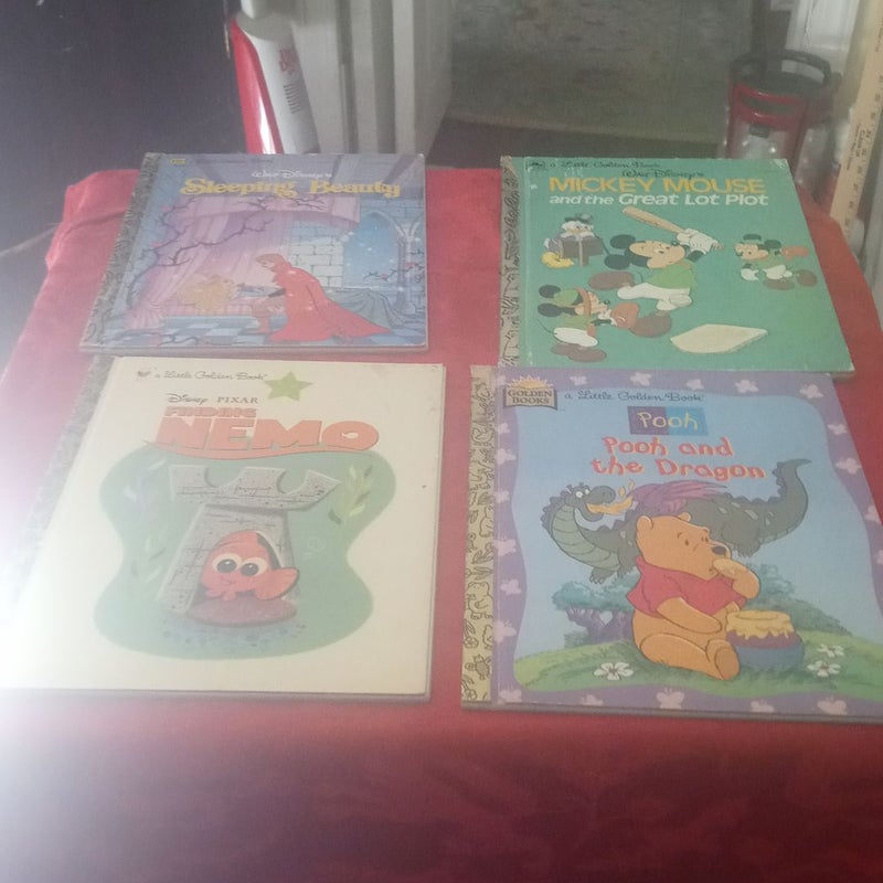 Walt Disney Little Golden Book Bundle/Mickey Mouse Bookends