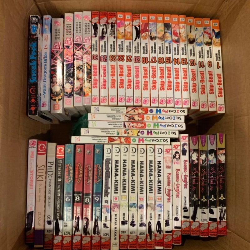 mixed manga lot 