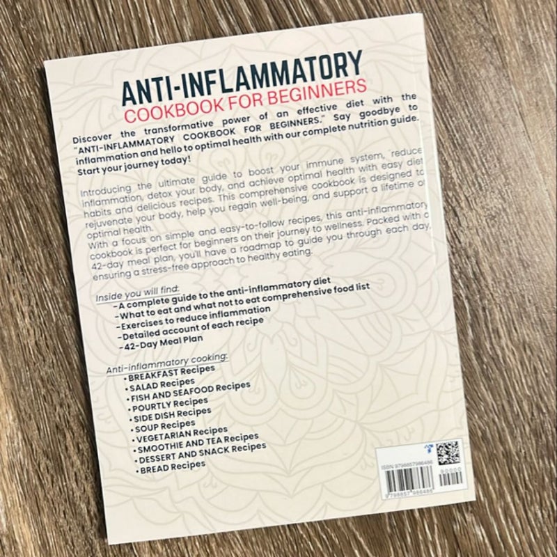 Anti-Inflammatory Cookbook for Beginners