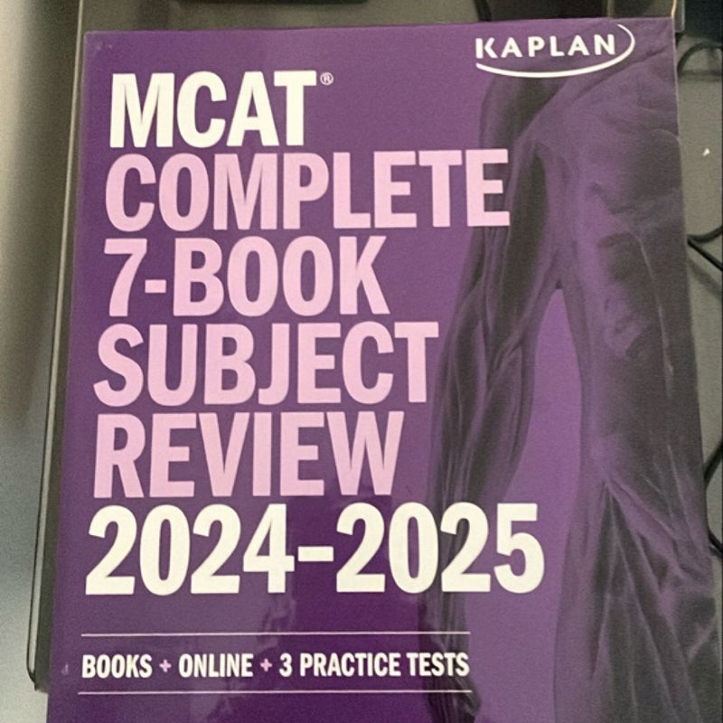 KAPLAN MCAT COMPLETE 7-BOOK SUBJECT REVIEW 2024-2025