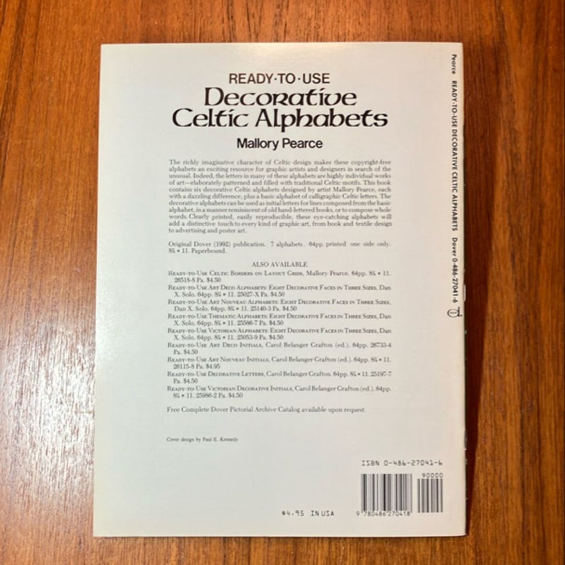 Ready-to-Use Decorative Celtic Alphabets