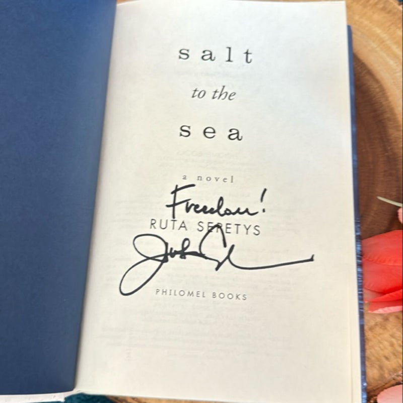 SIGNED Salt to the Sea