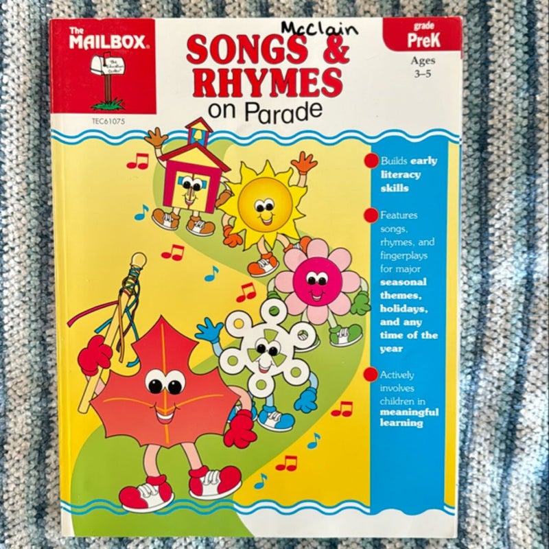 Songs and Rhymes on Parade