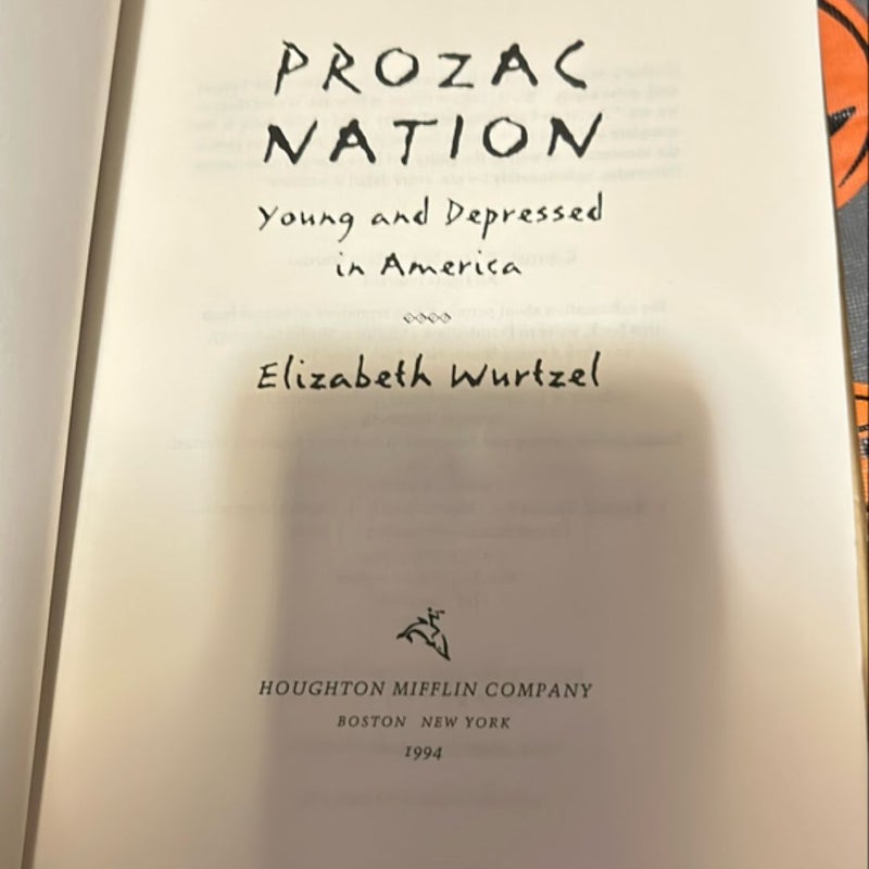 Prozac Nation First Edition