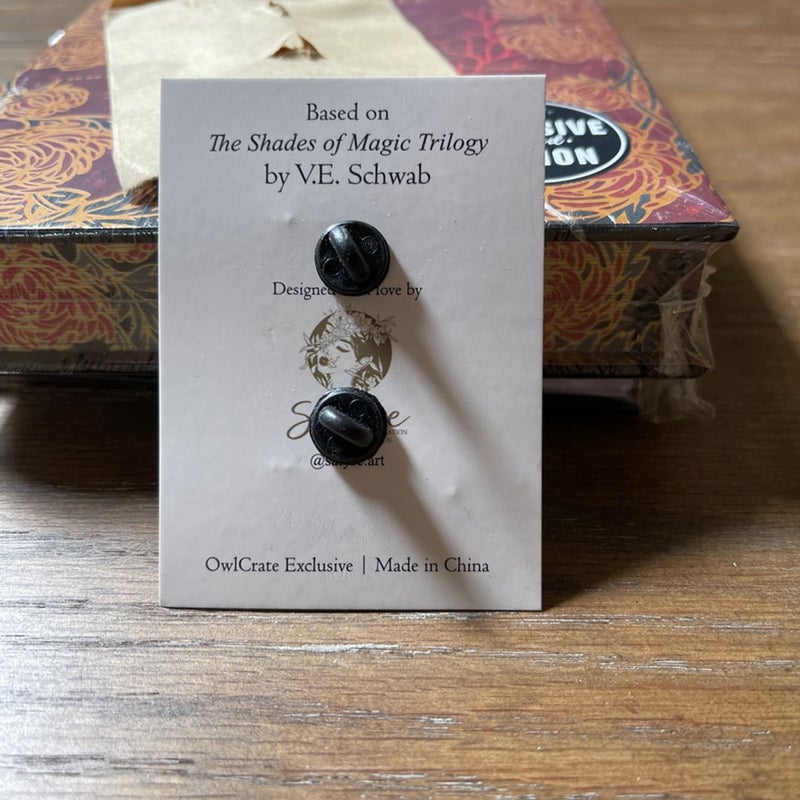 Owlcrate Shades of magic pin