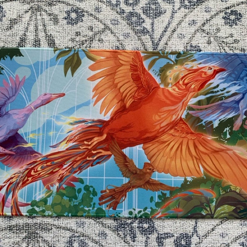 The Phoenix Keeper Desk Mat - Illumicrate