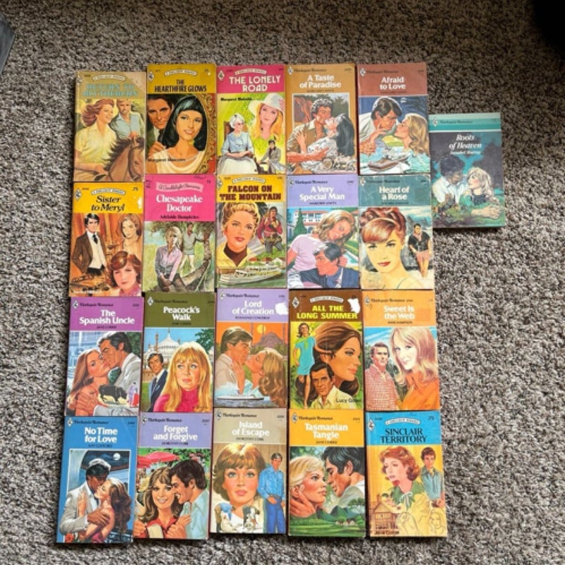 21 vintage harlequins from the 1960 and 1970s