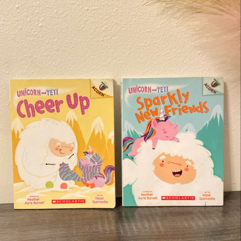 Cheer up: an Acorn Book (Unicorn and Yeti #4)