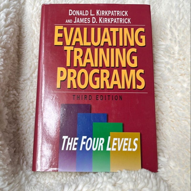 Evaluating Training Programs