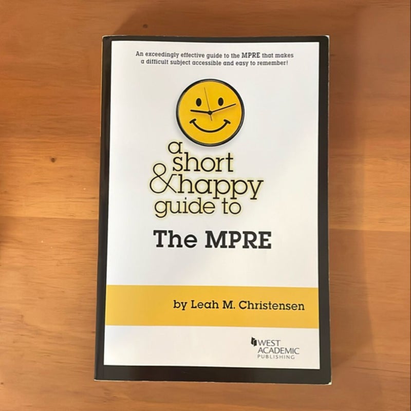 A Short and Happy Guide to the MPRE