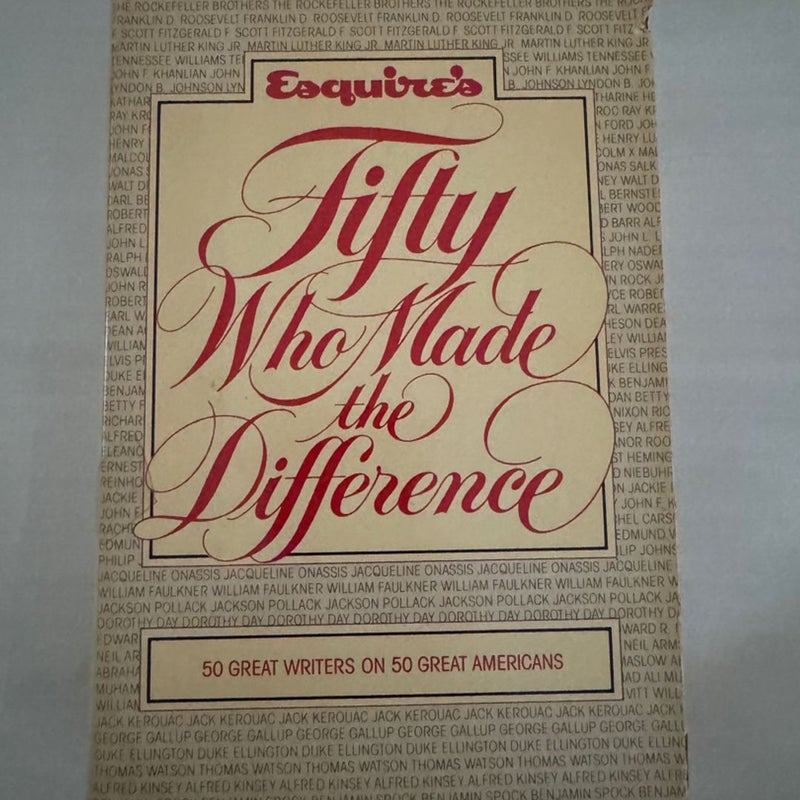 Fifty Who Made the Difference