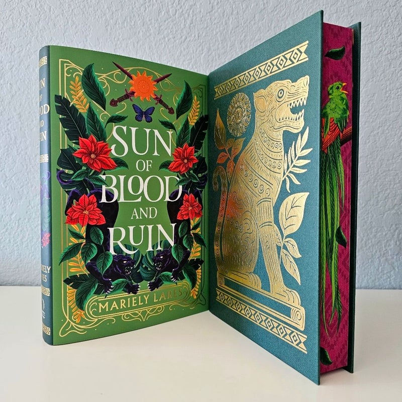 Fairyloot NEW Sun Of Blood And Ruin digitally signed by Mariely Lares