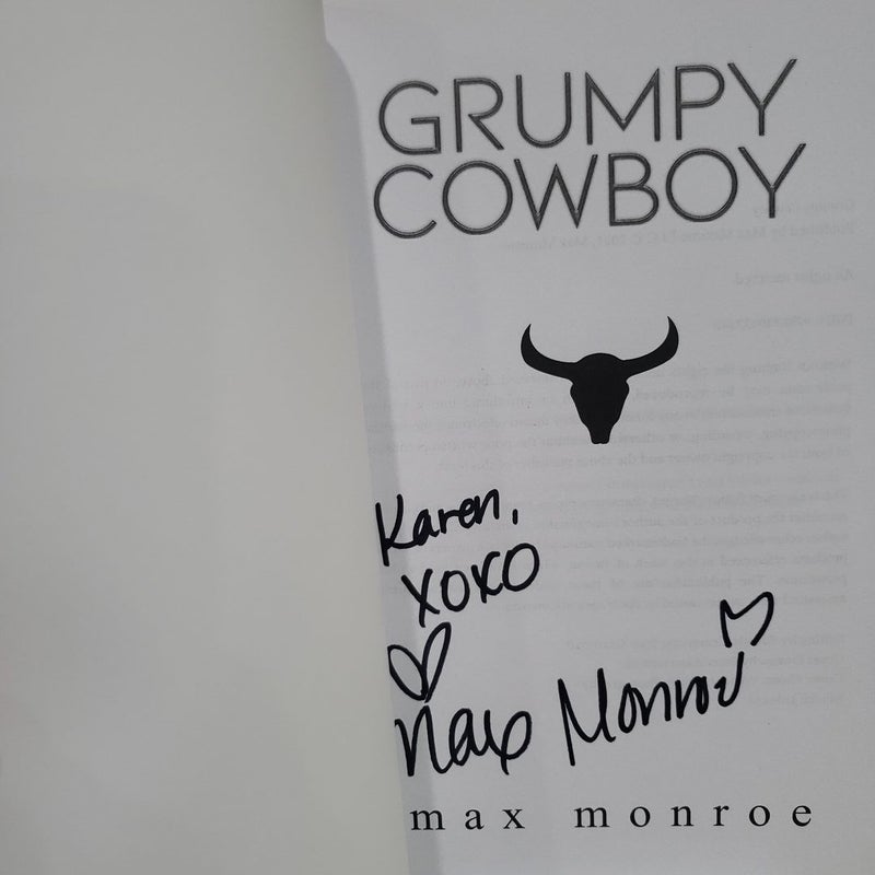 Grumpy Cowboy (signed and personalized)