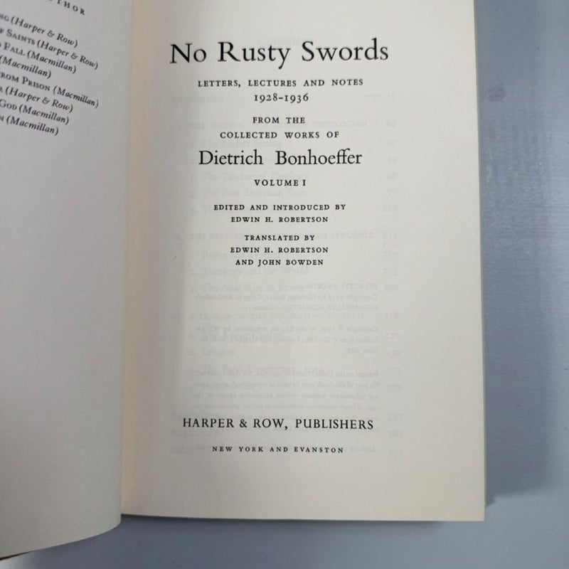 No Rusty Swords