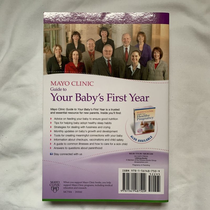 Mayo Clinic Guide to Your Baby's First Year by Mayo Clinic Center for ...