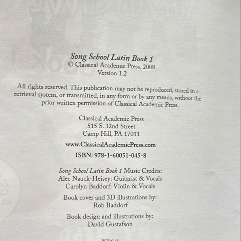 Song School Latin Book 1