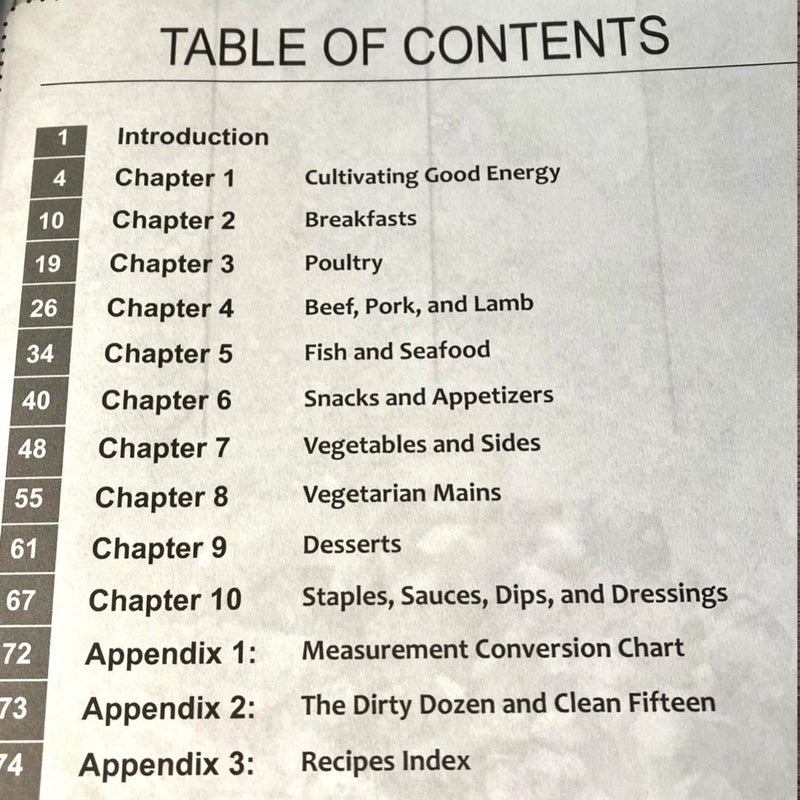 The Good Energy Cookbook