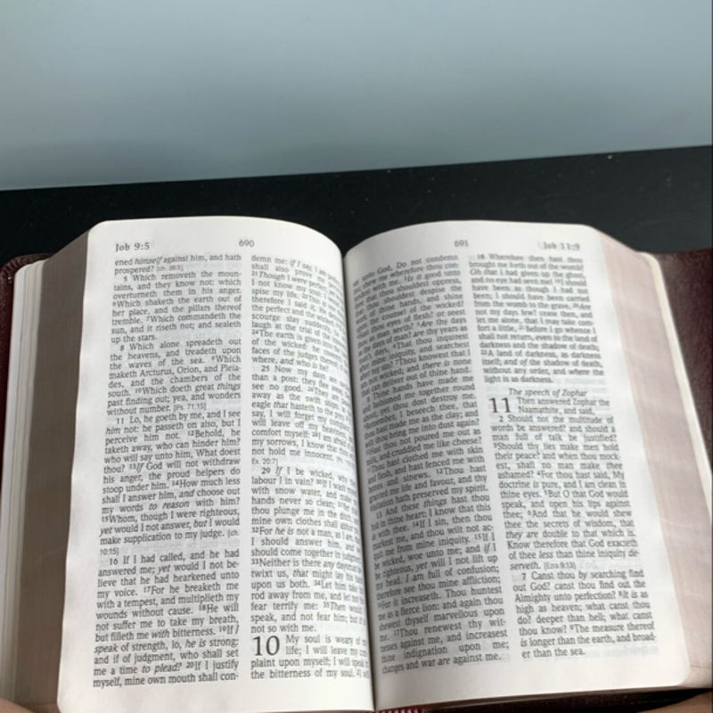 KJV Leather Pocket Bible